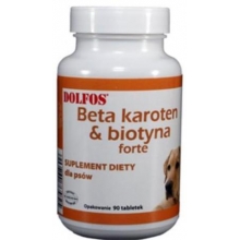 DOLFOS Beta Karoten & Biotyna Forte 90 tab.