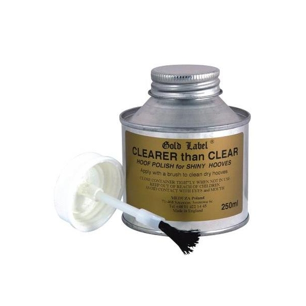 Clearer Than Clear Gold Label lakier do kopyt, 250ml Gold Label