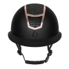 Kask jeździecki Quantinum Eclipse Rosegold W-V czarny Fair Play