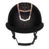 Kask jeździecki Quantinum Chic Rosegold W-V czarny Fair Play