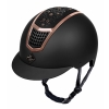 Kask jeździecki Quantinum Chic 2.0 Rosegold czarny Fair Play 24H!