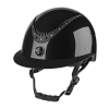 Kask jeździecki APOLEUS Shiny W-V czarny Fair Play