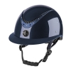 Kask jeździecki APOLEUS Shiny W-V granatowy Fair Play