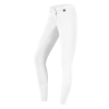Bryczesy młodzieżowe Micro Sport Silicone white ELT