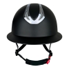 Kask jeździecki Amethyst Shiny Silver York