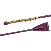 Bat Fleck skokowy z bambusową rączką burgundy-dark brown 60cm