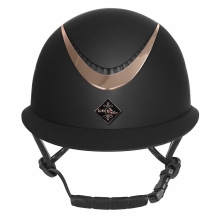 Kask jeździecki Apoleus W-V czarny rosegold Fair Play