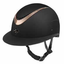 Kask jeździecki Apoleus W-V czarny rosegold Fair Play