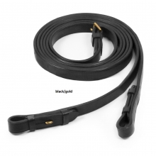 Wodze skórzane gładkie black/silver  Schockemohle