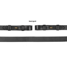 Wodze skórzane gładkie black/silver  Schockemohle