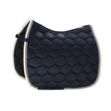 Czaprak Glossy Wave navy/creme z ozdobnym sznureczkiem Eskadron, Kolekcja Core