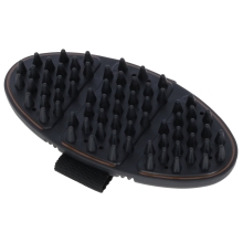 Zgrzebło z wypustkami Flex 2K (brązowy/czarny, 18,5 cm)  Covalliero
