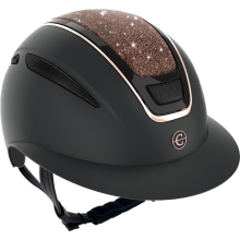 Kask jeździecki Elite Polo, różowe złoto, Covalliero