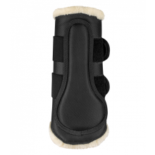 Ochraniacze z futerkiem black/nature Comfort Dressage Waldhausen.