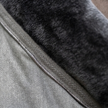 Derka polarowa Elegance grey/black Kavalkade