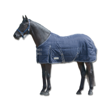 Derka stajenna Economic navy/whity 300g WALDHAUSEN