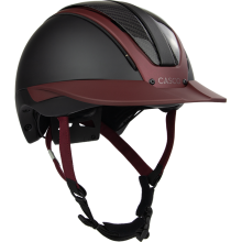 Kask jeździecki Duell One Carbon burgundy Casco