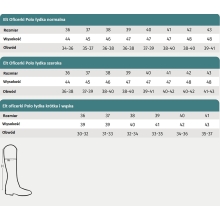 Oficerki Polo, łydka szeroka, czarne Elt
