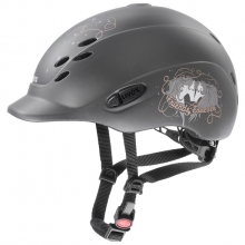 Kask jeździecki Uvex Onyxx Friends II anthracite mat