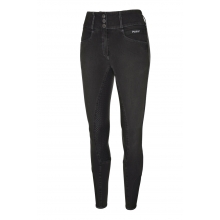 Bryczesy Pikeur Candela Jeans Grip black damskie, Kolekcja Standard