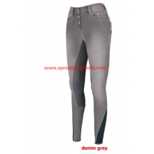 Bryczesy Pikeur Fayenne Grip Jeans damskie New Generation, Kolekcja wiosna/lato 2019
