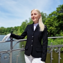 Frak konkursowy młodzieżowy Charlotte czarny Horsenjoy 24H!