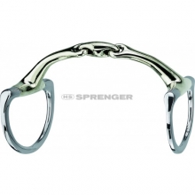 Sprenger Wędzidło munsztukowe DYNAMIC RS oliwkowe, 14mm, SENSOGAN