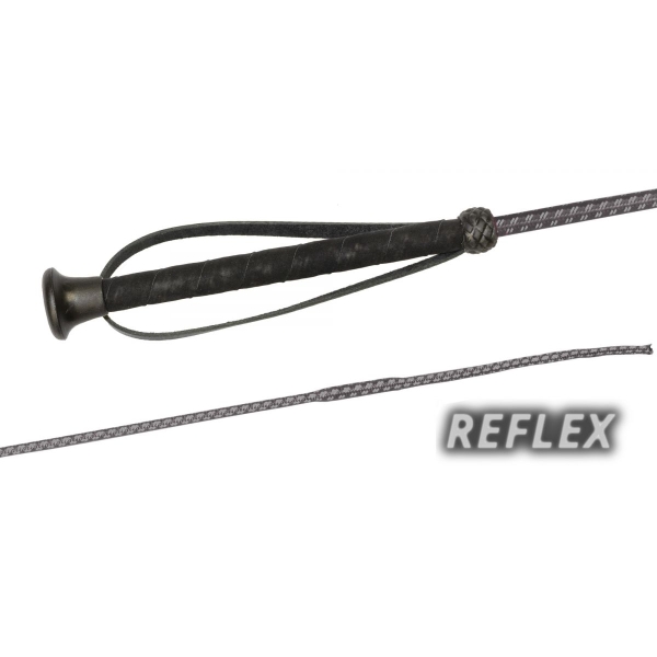 Bat jeździecki Fleck Reflex Neon UltraSoft grip black