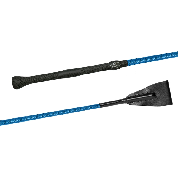 Bat jeździecki Fleck Nylon EVO grip azur-dark blue