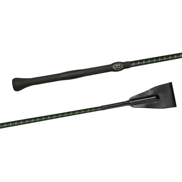 Bat jeździecki Fleck Nylon EVO grip black-light green