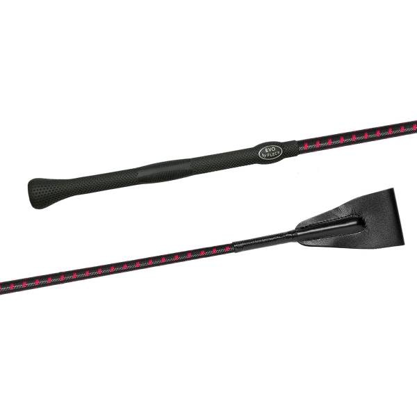 Bat jeździecki Fleck Nylon EVO grip black-red