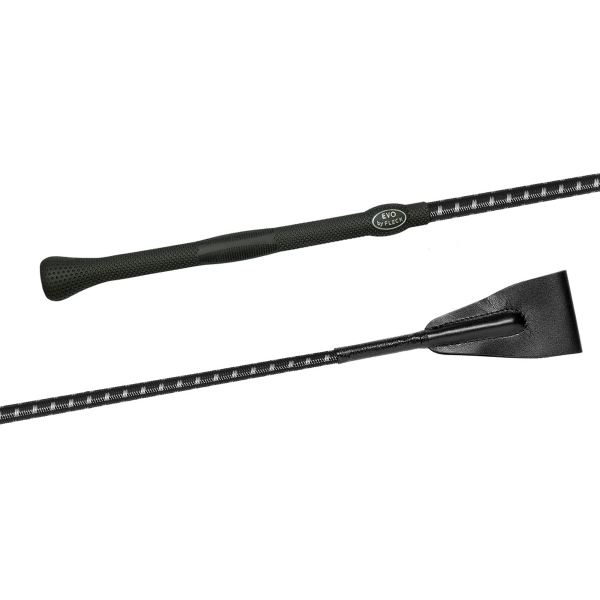 Bat jeździecki Fleck Nylon EVO grip black-silver-grey