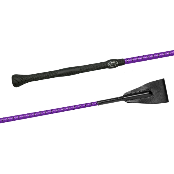 Bat jeździecki Fleck Nylon EVO grip purple-black