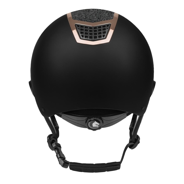 Kask jeździecki Quantinum Eclipse Rosegold W-V czarny Fair Play