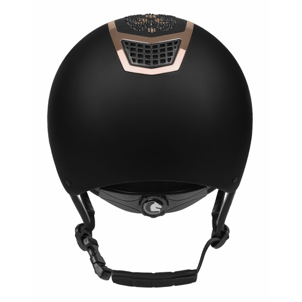 Kask jeździecki Quantinum Chic 2.0 Rosegold czarny Fair Play 24H!