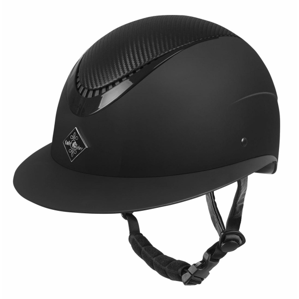 Kask jeździecki Apoleus Carbon W-V czarny Fair Play