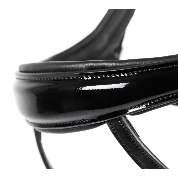 Ogłowie anatomiczne Equitus Beta black/ patent/silver SCHOCKEMOHLE 24h!