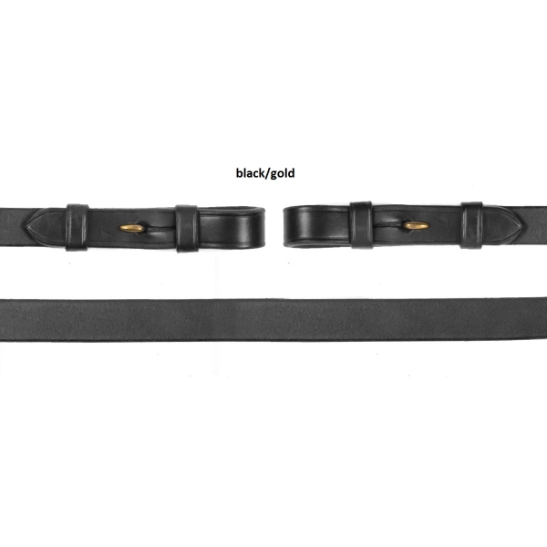 Wodze skórzane gładkie black/silver  Schockemohle