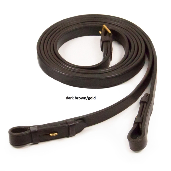 Wodze skórzane gładkie black/silver  Schockemohle