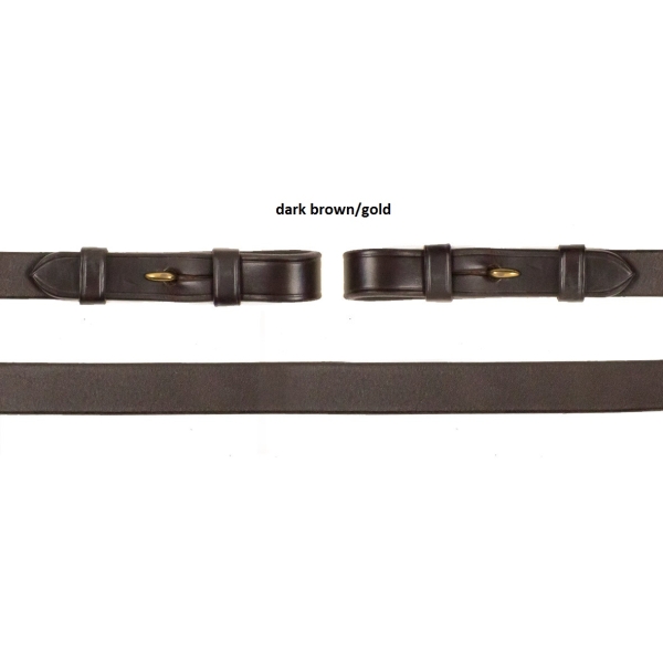 Wodze skórzane gładkie black/silver  Schockemohle