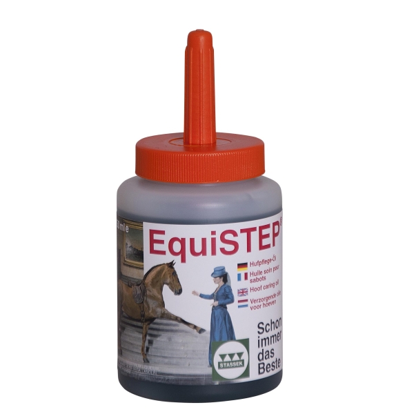 Equistep olej do kopyt z pędzelkiem, 450ml Stassek