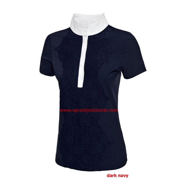 KOSZULKA TURNIEJOWA DAMSKA MALEA DARK NAVY PIKEUR 24H!