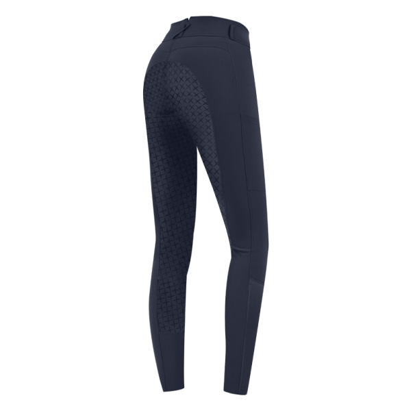 Bryczesy damskie Micro Sport Silicone High Waist night blue​​​​​​​ ELT