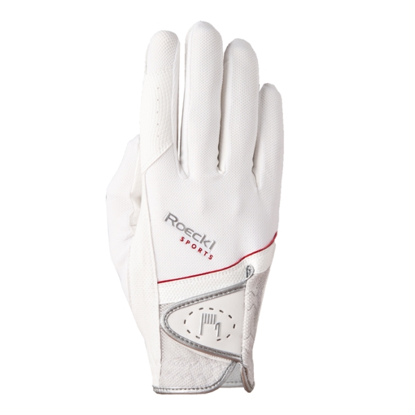 Rękawiczki jeździeckie letnie Madrid Roeckl 3301-249 k100 white