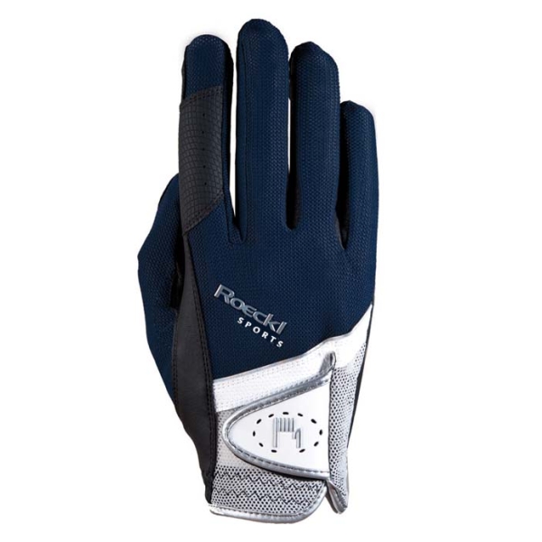 Rękawiczki jeździeckie letnie Madrid Roeckl 3301-249 k590 navy blue