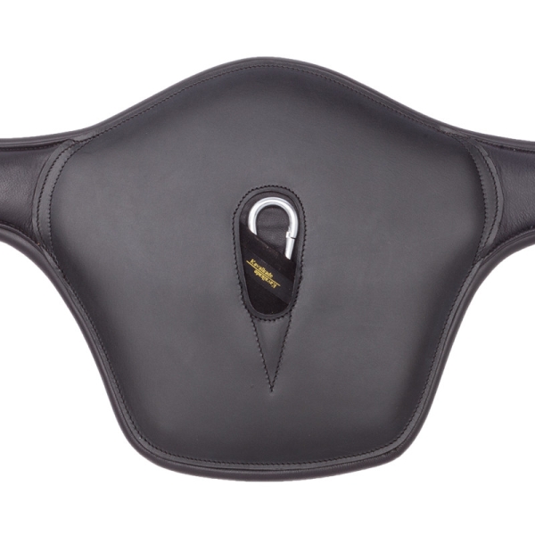 Popręg z fartuchem Soft'n Safe black Kavalkade