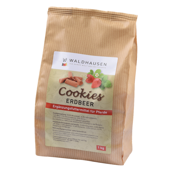 Smakołyki truskawka Cookies, 1kg Waldhausen