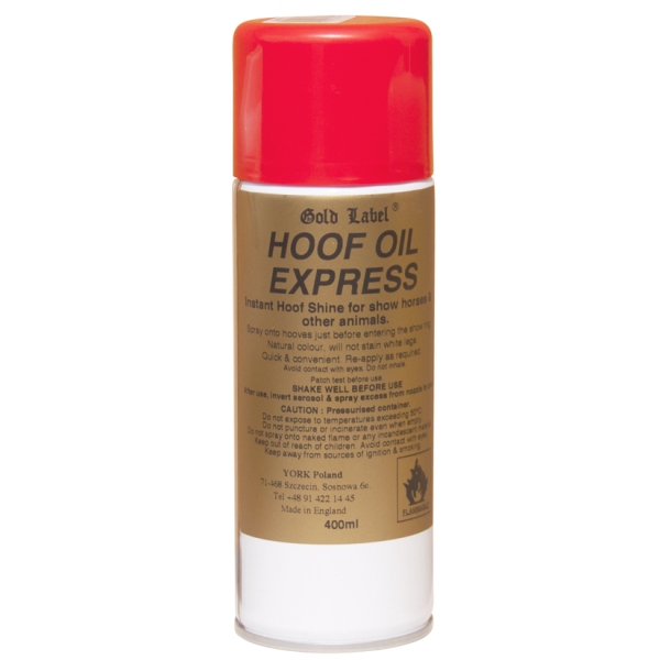 Hoof Oil Express olej do kopyt, 400ml Gold Label