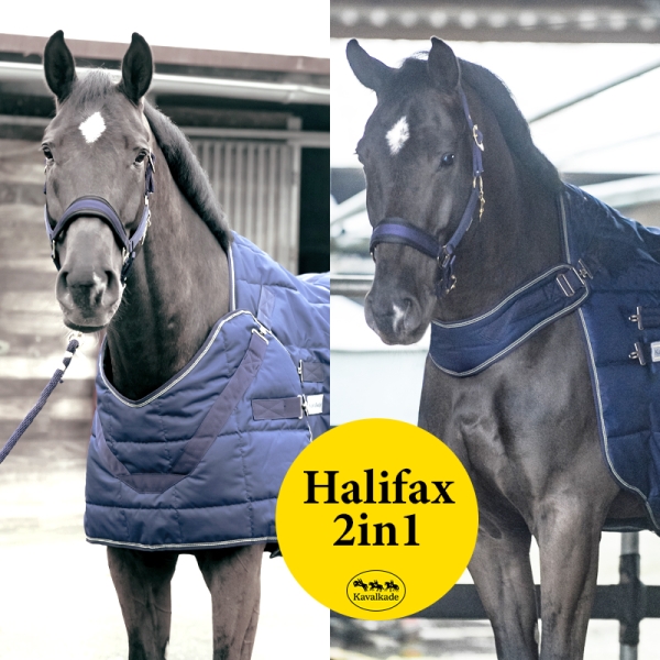 Derka stajenna Halifax 200g navy Kavalkade