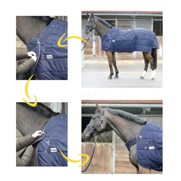 Derka stajenna Halifax 200g navy Kavalkade